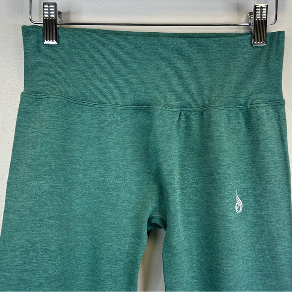 Ryderwear M Teal High-Rise Leggings Yoga Pilates Workout Gym Running Leisure - Picture 3 of 11